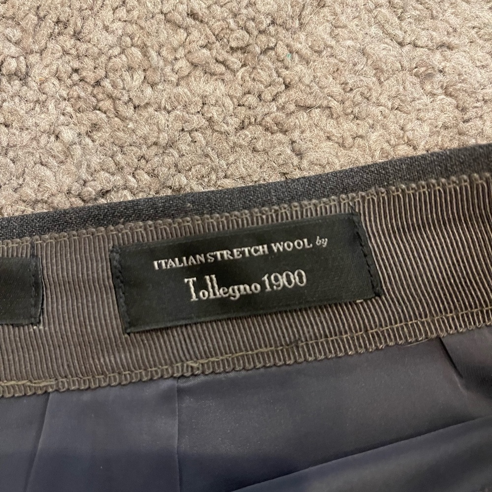 Jcrew Grey Italian Stretch Wool Pencil Skirt, Size 12